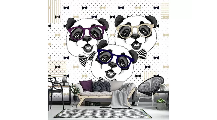 Wall Mural "Playful guys" buy with delivery in Ukraine in the Luxury Textile store