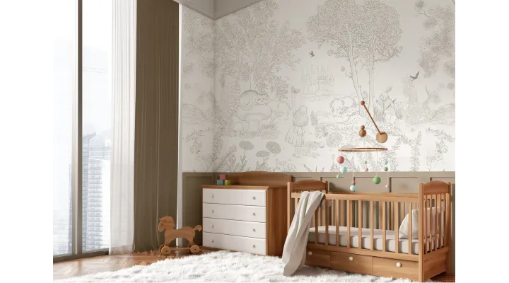 Alice Wallpaper - Magical Wonderland Design for Kids' Rooms | Art Vision Decor