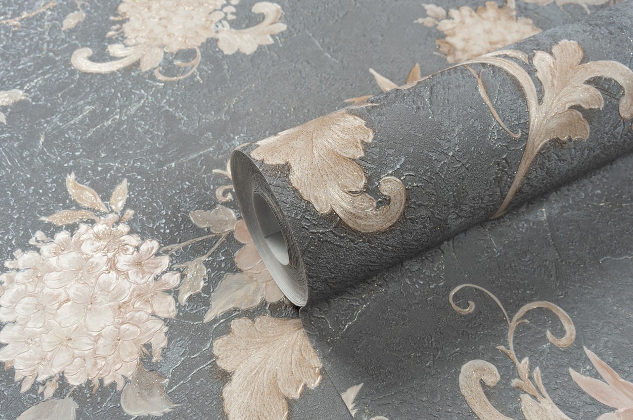 Hot Embossed wallpaper on Non-Woven Base Vinil Agava SHT 5-1405 Beige 10,05 x 1,06 m