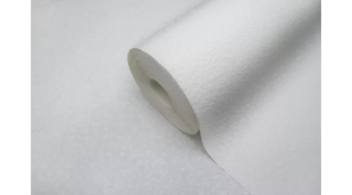 Vinyl Foam wallpaper on non-woven base Vinil Painted Wallpaper РЎ-77 White 25 x 1,06 m