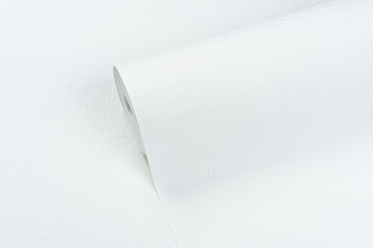 Vinyl Foam wallpaper on non-woven base Vinil Painted Wallpaper РЎ-108 White 25 x 1,06 m