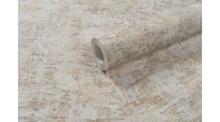 Hot Embossed wallpaper on Non-Woven Base Vinil Deco SHT 6-1217 Beige-Olive 10,05 x 1,06 m