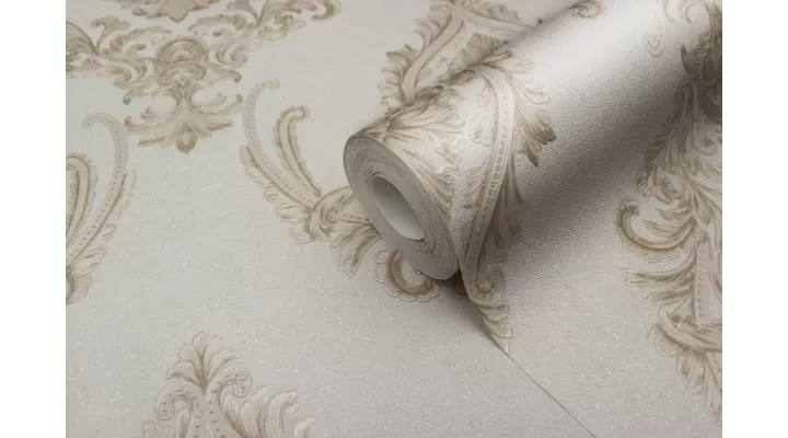 Hot Embossed wallpaper on Non-Woven Base Vinil Mersin PVIP 3-0871 Light-Beige 10,05 x 1,06 m