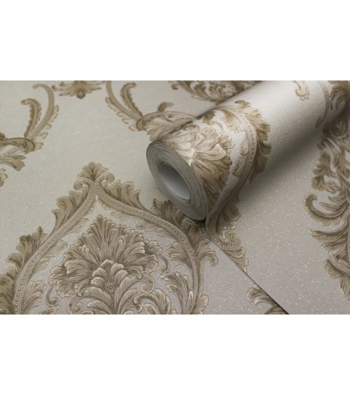 Hot Embossed wallpaper on Non-Woven Base Vinil Mersin PVIP 4-0871 Sandy 10,05 x 1,06 m