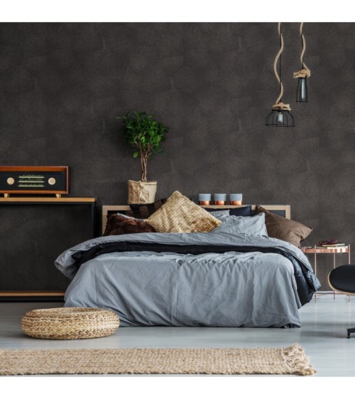 Hot Embossed wallpaper on Non-Woven Base Vinil Puma SHT 1-1467 White 10,05 x 1,06 m