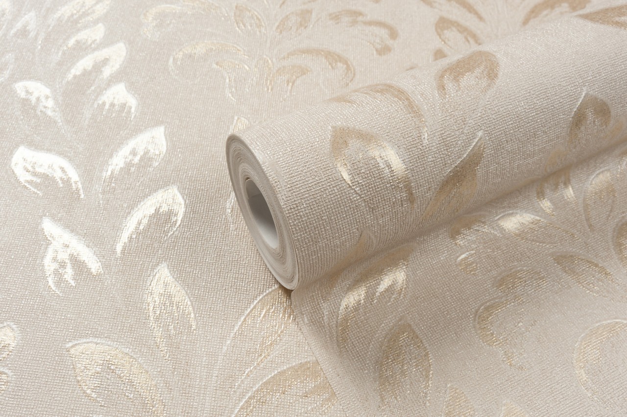 Hot Embossed wallpaper on Non-Woven Base Vinil Rima TFSH 3-1435 Light-Beige 10,05 x 1,06 m