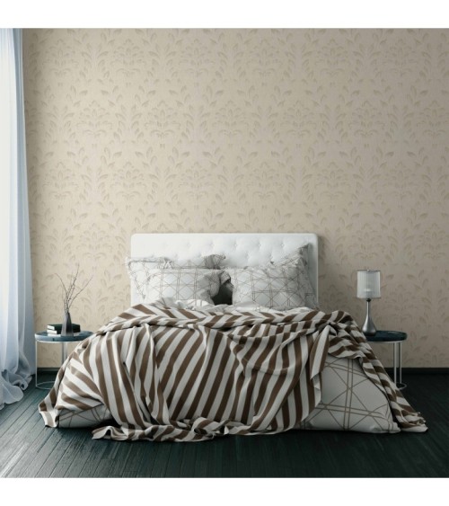 Hot Embossed wallpaper on Non-Woven Base Vinil Rima TFSH 3-1435 Light-Beige 10,05 x 1,06 m