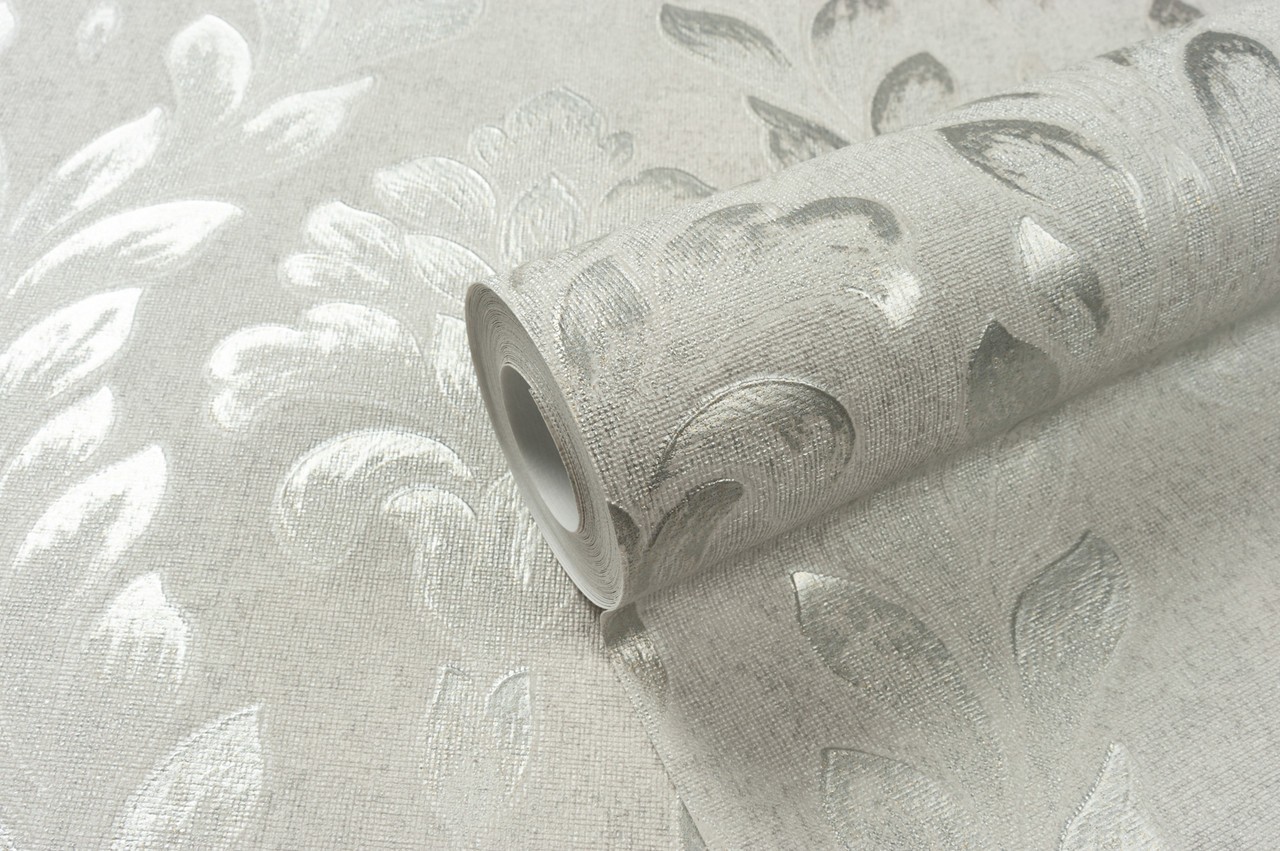 Hot Embossed wallpaper on Non-Woven Base Vinil Rima TFSH 4-1435 Gray 10,05 x 1,06 m