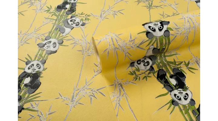 Vinyl Foam wallpaper on non-woven base Vinil Pandas DHN-1427/4  10,05 x 1,06 m