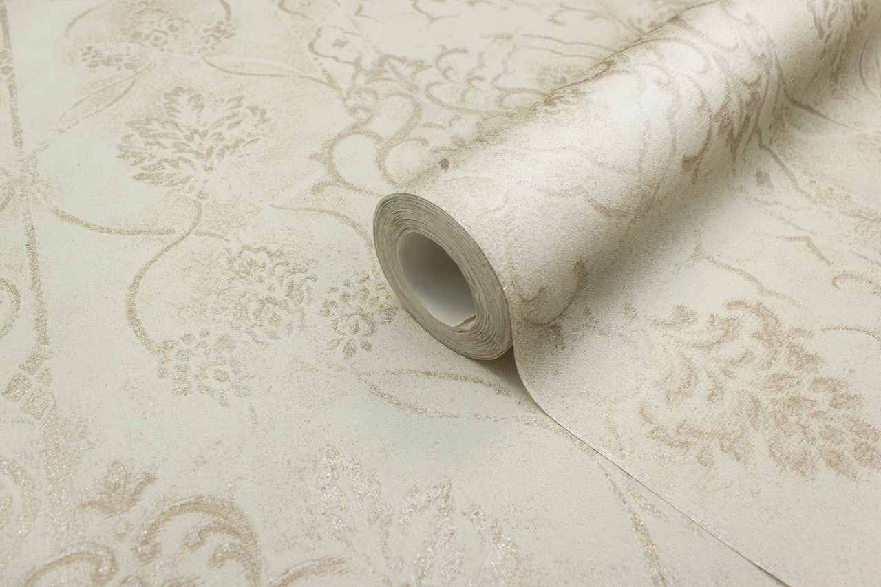 Hot Embossed wallpaper on Non-Woven Base Vinil Altair SHT 3-1470 Beige 10,05 x 1,06 m