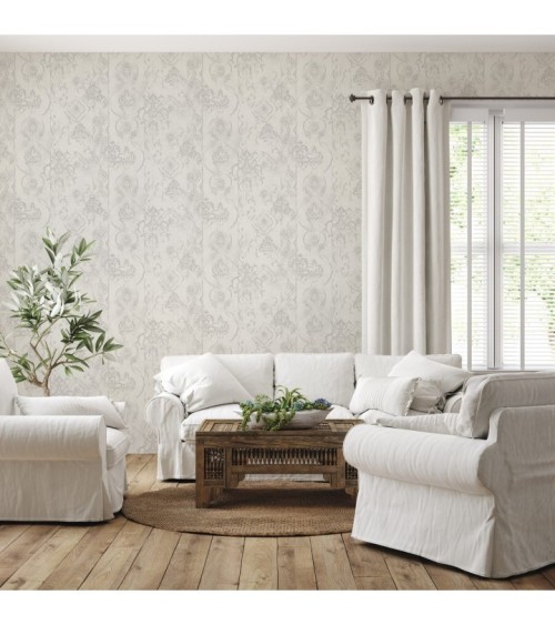 Hot Embossed wallpaper on Non-Woven Base Vinil Altair SHT 3-1470 Beige 10,05 x 1,06 m