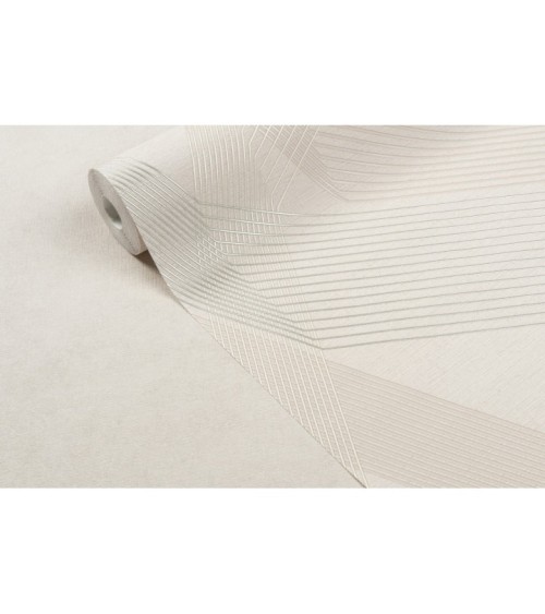 Hot Embossed wallpaper on Non-Woven Base Vinil Fringe TFSH 3-1431 Cold-Beige 10,05 x 1,06 m