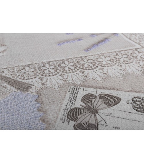 Hot Embossed wallpaper on Non-Woven Base Vinil Lavender SHT 1-1532 Beige Sand 10,05 x 1,06 m