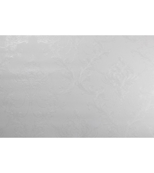 Vinyl Foam wallpaper on non-woven base Vinil Atreyu DHV-1485/1 White 10,05 x 1,06 m