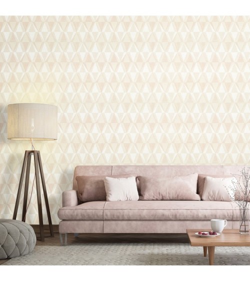 Hot Embossed wallpaper on Non-Woven Base Vinil Tiggo SHT 1-1535 Light-Beige 10,05 x 1,06 m