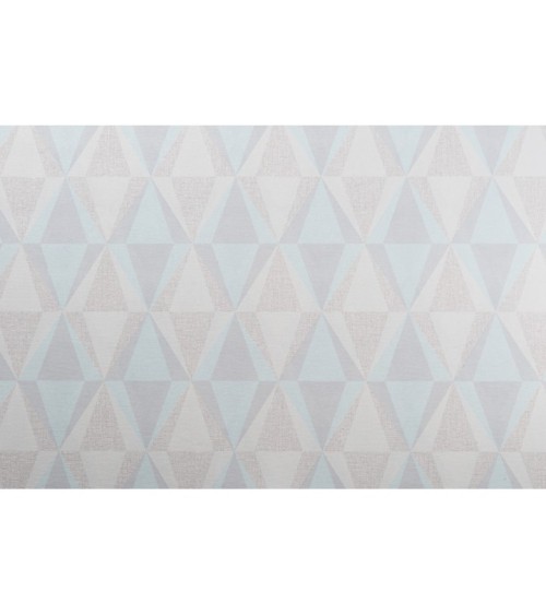 Hot Embossed wallpaper on Non-Woven Base Vinil Tiggo SHT 3-1535 Gray-Turquoise 10,05 x 1,06 m