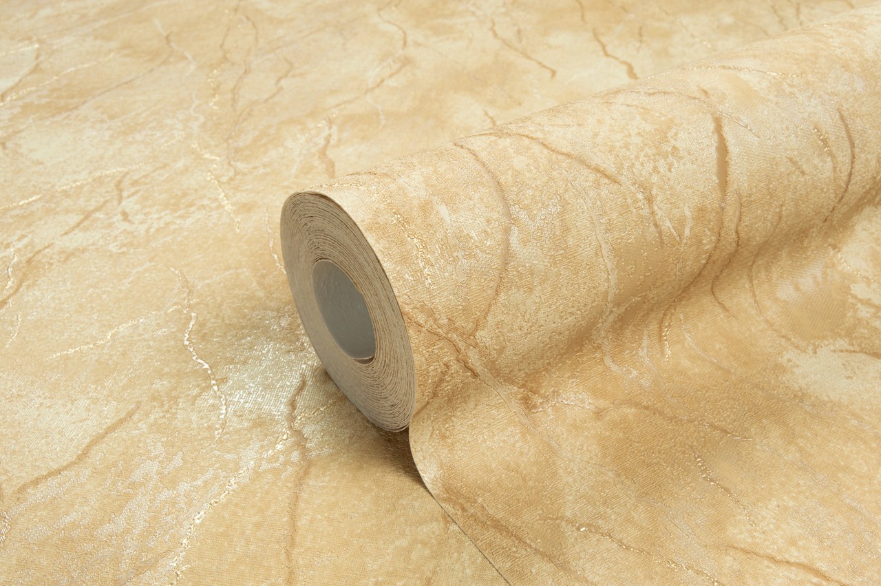 Hot Embossed wallpaper on Non-Woven Base Vinil Arona TFSH1-1279 Beige 10,05 x 1,06 m