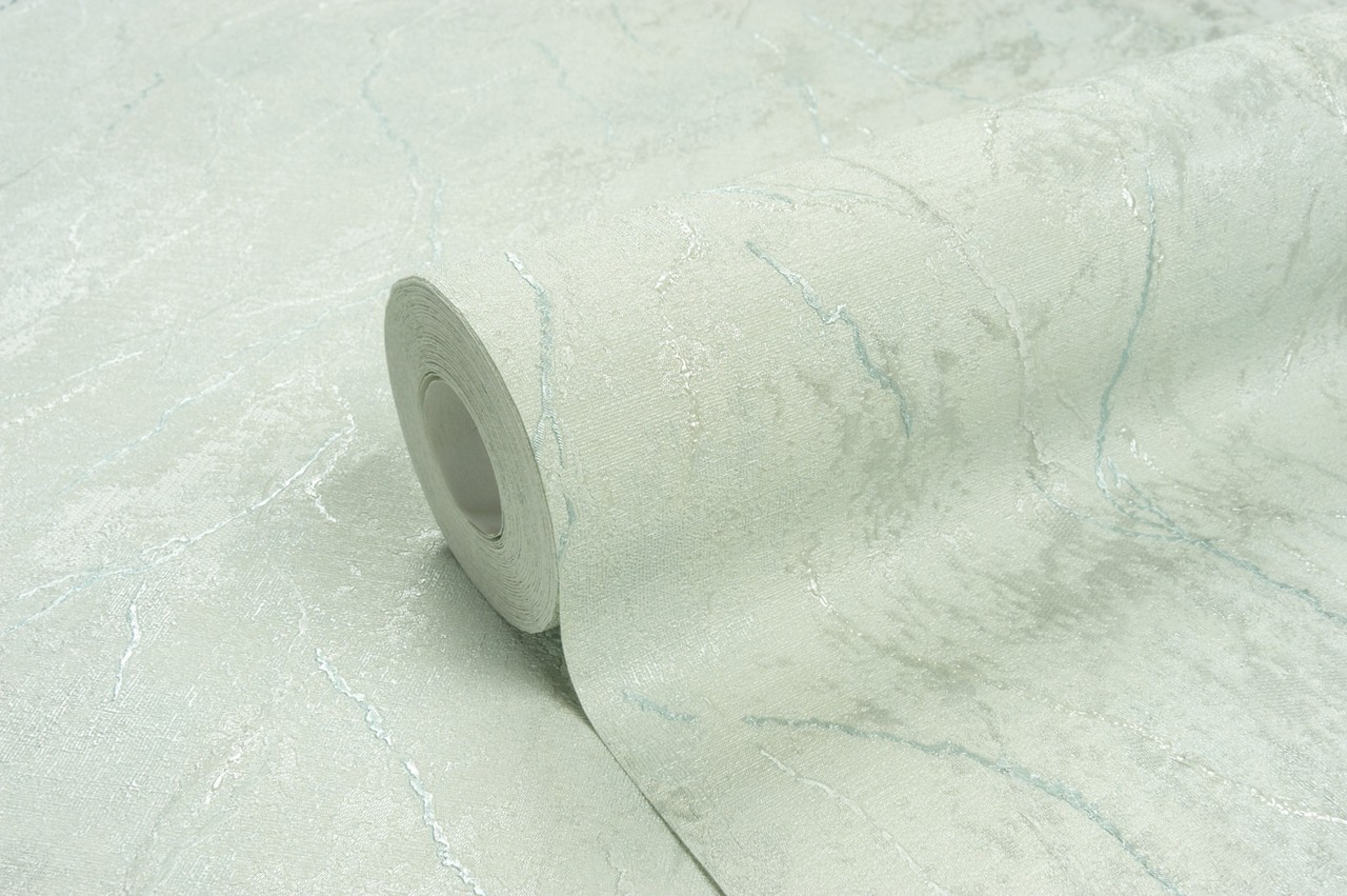 Hot Embossed wallpaper on Non-Woven Base Vinil Arona TFSH10-1279 Gray Blue 10,05 x 1,06 m