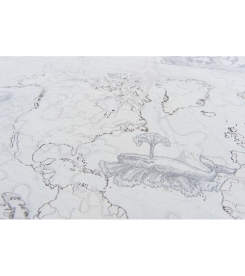 Hot Embossed wallpaper on Non-Woven Base Vinil Odyssey SHT 1-1539 Light-Gray 10,05 x 1,06 m