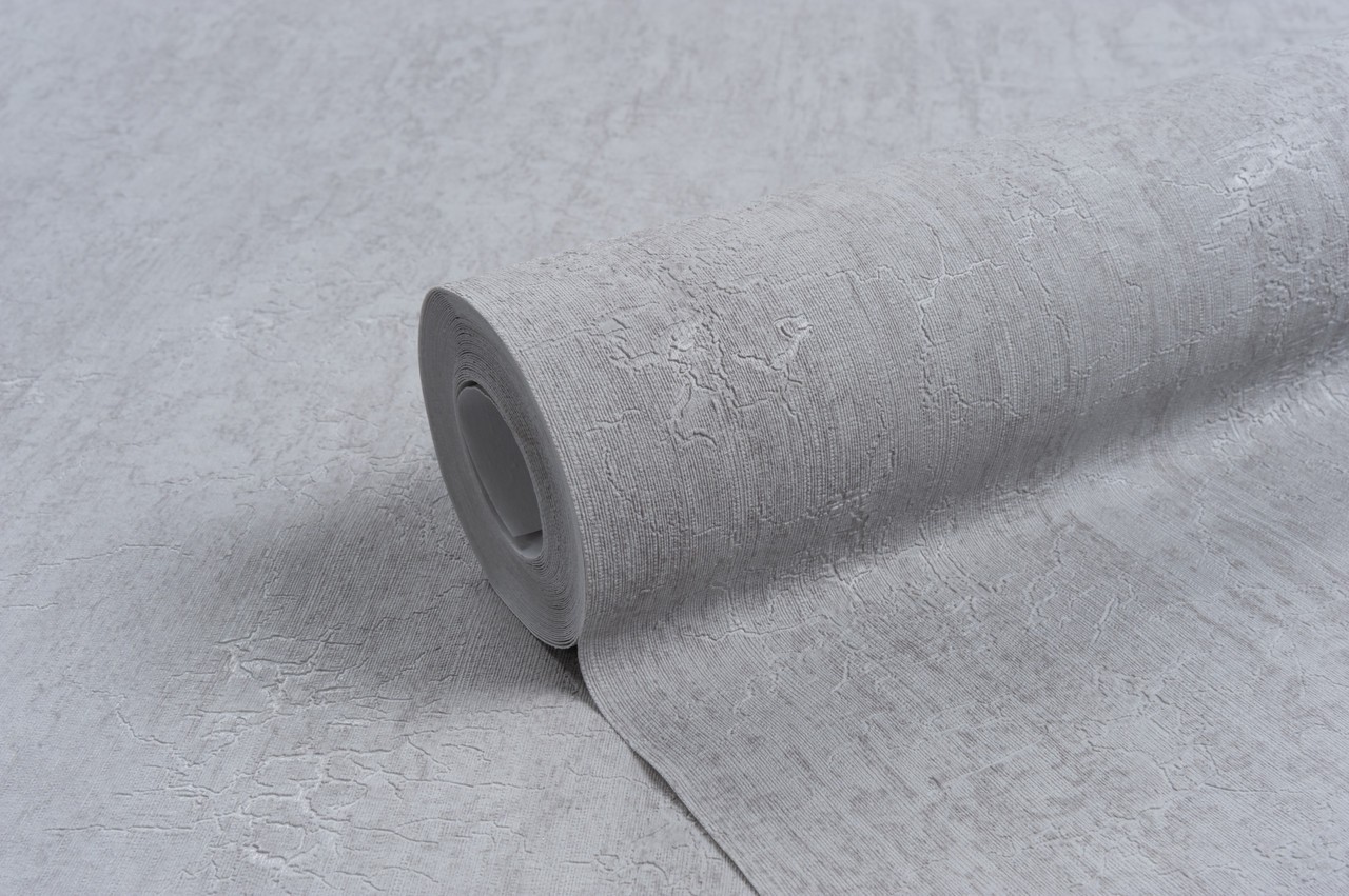 Hot Embossed wallpaper on Non-Woven Base Vinil Concrete SHT 4-1563 Light-Gray 10,05 x 1,06 m