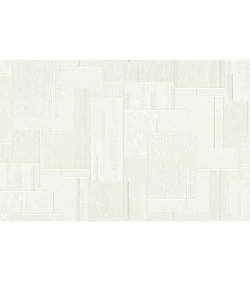 Hot Embossed wallpaper on Non-Woven Base Vinil Patchwork TFSH 1-1434 White 10,05 x 1,06 m