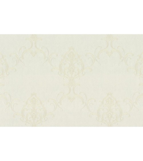 Hot Embossed wallpaper on Non-Woven Base Vinil Persia PVIP 2-0874 White 10,05 x 1,06 m