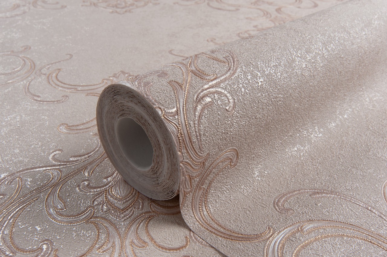 Hot Embossed wallpaper on Non-Woven Base Vinil Persia PVIP 4-0874 Beige 10,05 x 1,06 m