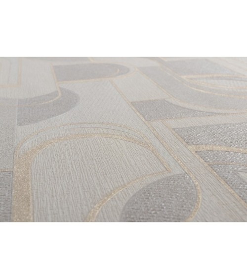 Hot Embossed wallpaper on Non-Woven Base Vinil Lion TFSH 1-1432 Light-Gray 10,05 x 1,06 m