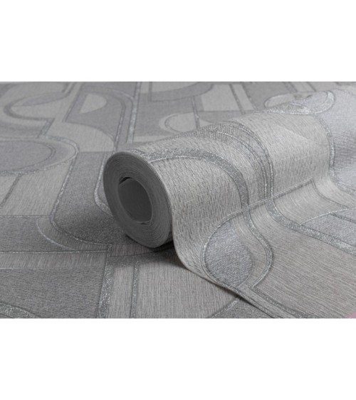 Hot Embossed wallpaper on Non-Woven Base Vinil Lion TFSH 4-1432 Gray 10,05 x 1,06 m