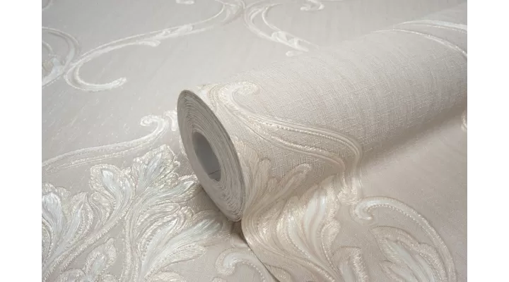 Hot Embossed wallpaper on Non-Woven Base Vinil Vensan PVIP 3-1571 Beige 10,05 x 1,06 m