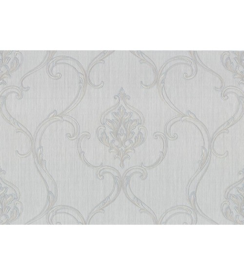 Hot Embossed wallpaper on Non-Woven Base Vinil Vensan PVIP 5-1571 Light-Gray 10,05 x 1,06 m