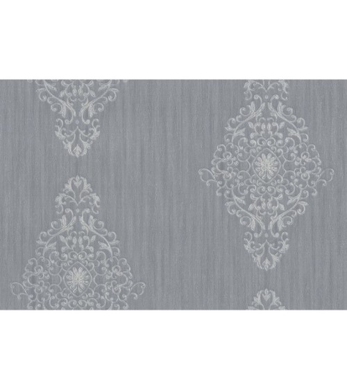 Hot Embossed wallpaper on Non-Woven Base Vinil Irene TFSH 6-1436 Gray2 10,05 x 1,06 m