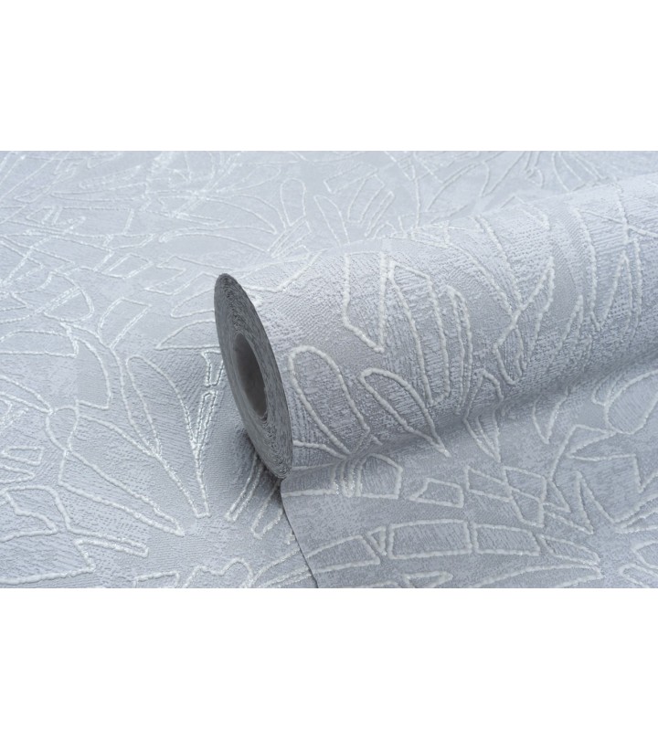 Vinyl Foam wallpaper on non-woven base Vinil Fiji  DHS-1480/5 Gray1 10,05 x 1,06 m