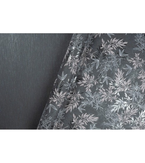 Vinyl Foam wallpaper on non-woven base Vinil Cashmere DHV-1594/6 Dark Gray 10,05 x 1,06 m