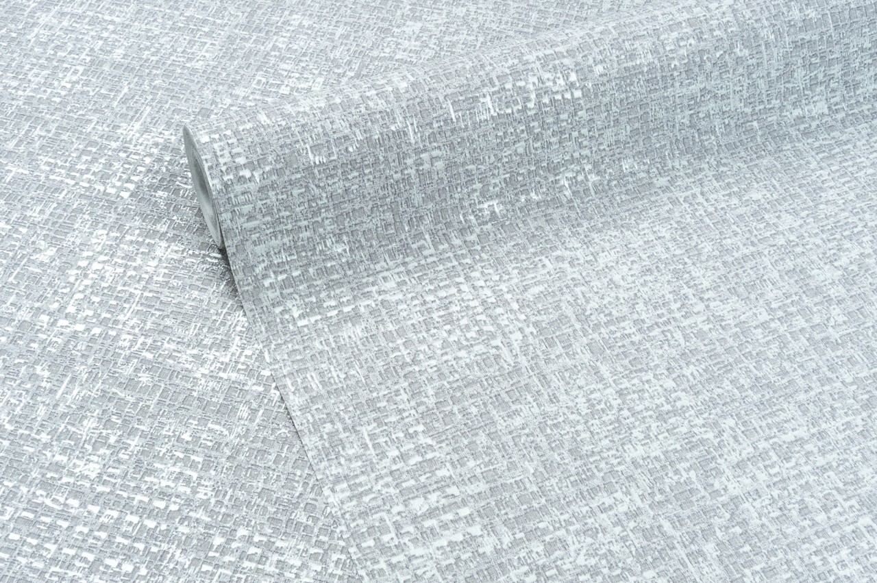 Hot Embossed wallpaper on Non-Woven Base Vinil Ostin TFSH 3-1437 Gray Blue 10,05 x 1,06 m