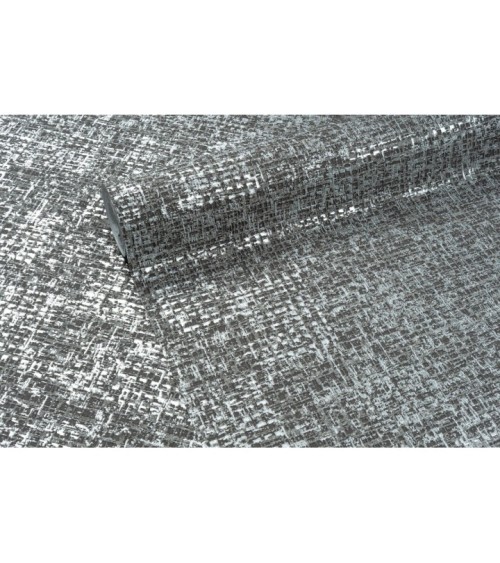 Hot Embossed wallpaper on Non-Woven Base Vinil Ostin TFSH 5-1437 Gray-Black 10,05 x 1,06 m