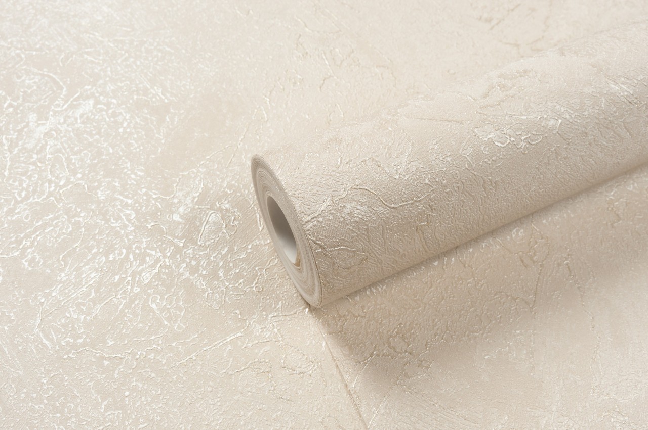 Hot Embossed wallpaper on Non-Woven Base Vinil Agava SHT 2-1406 White 10,05 x 1,06 m