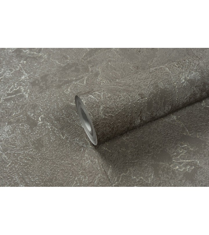 Hot Embossed wallpaper on Non-Woven Base Vinil Agava SHT 7-1406 Dark Gray 10,05 x 1,06 m