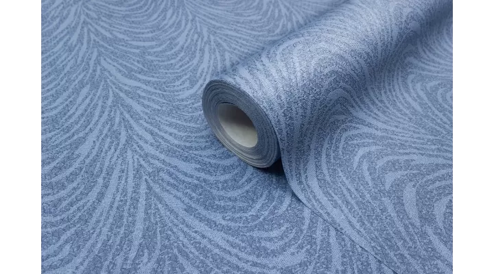 Vinyl Foam wallpaper on non-woven base Vinil Lankaran DHN-1369/5 blue 10,05 x 1,06 m