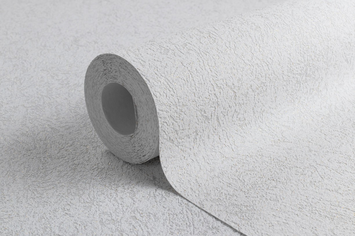 Vinyl Foam wallpaper on non-woven base Vinil ARABELLA DHV-1481/4 Gray 10,05 x 1,06 m