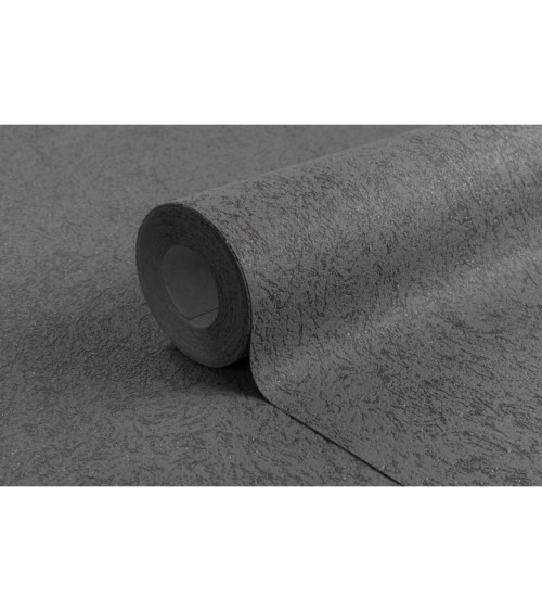 Vinyl Foam wallpaper on non-woven base Vinil ARABELLA DHV-1481/5 Gray-Black 10,05 x 1,06 m