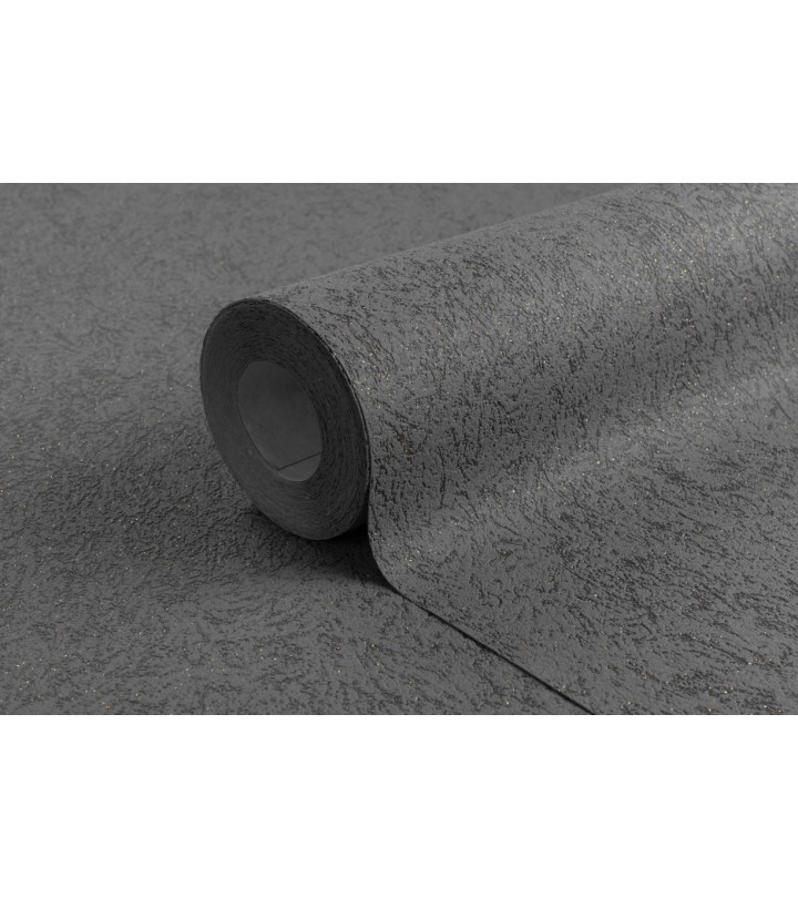 Vinyl Foam wallpaper on non-woven base Vinil ARABELLA DHV-1481/5 Gray-Black 10,05 x 1,06 m