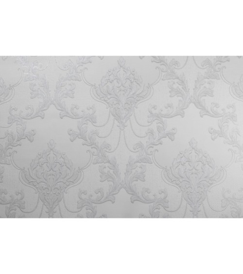 Vinyl Foam wallpaper on non-woven base Vinil Atreyu DHV-1485/2 Gray-White 10,05 x 1,06 m