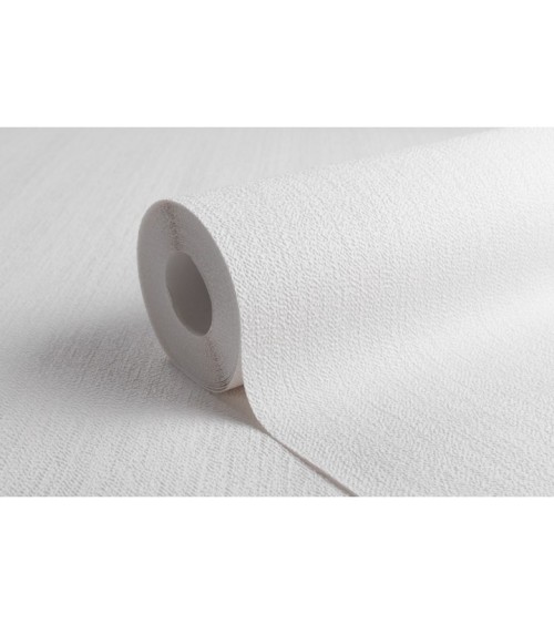 Vinyl Foam wallpaper on non-woven base Vinil Aturina DHN-1496/1 White 10,05 x 1,06 m