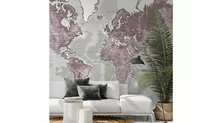 Wall Mural "One more map" buy with delivery