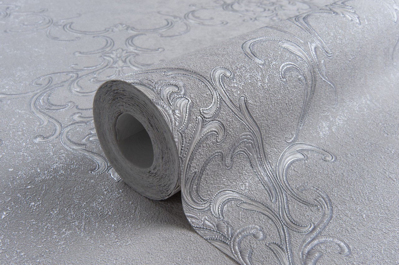 Hot Embossed wallpaper on Non-Woven Base Vinil Persia PVIP 5-0874 Smoky 10,05 x 1,06 m