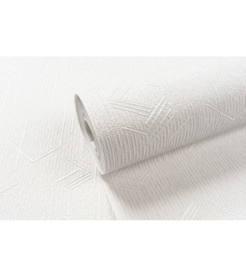 Vinyl Foam wallpaper on non-woven base Vinil Shamani  DHS-1478/3 White 10,05 x 1,06 m