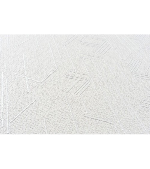 Vinyl Foam wallpaper on non-woven base Vinil Shamani  DHS-1478/3 White 10,05 x 1,06 m