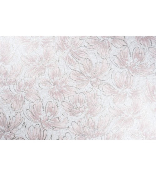 Vinyl Foam wallpaper on non-woven base Vinil Pure DHL-1652/1 Gray-Light Pink (1,06С…10,05 m)