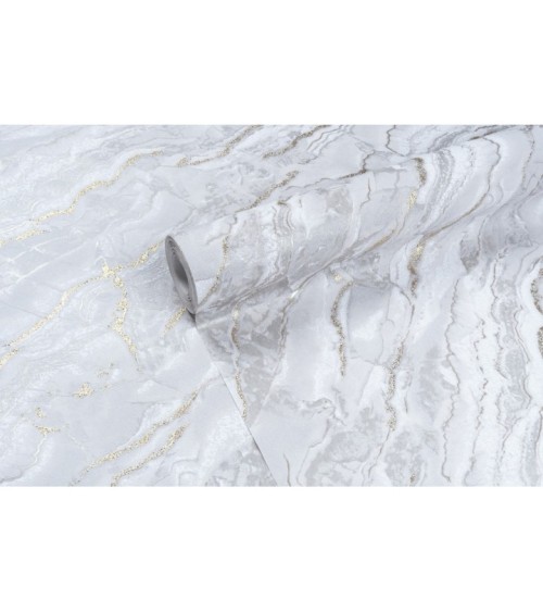 Vinyl Foam wallpaper on non-woven base Vinil Lagoona DHL-1651/3 Cold-Beige (1,06С…10,05 m)